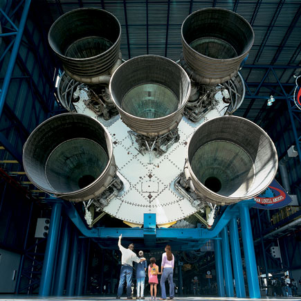 Guests visiting Kennedy Space Center