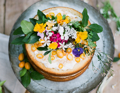 Beautifully decorated cake